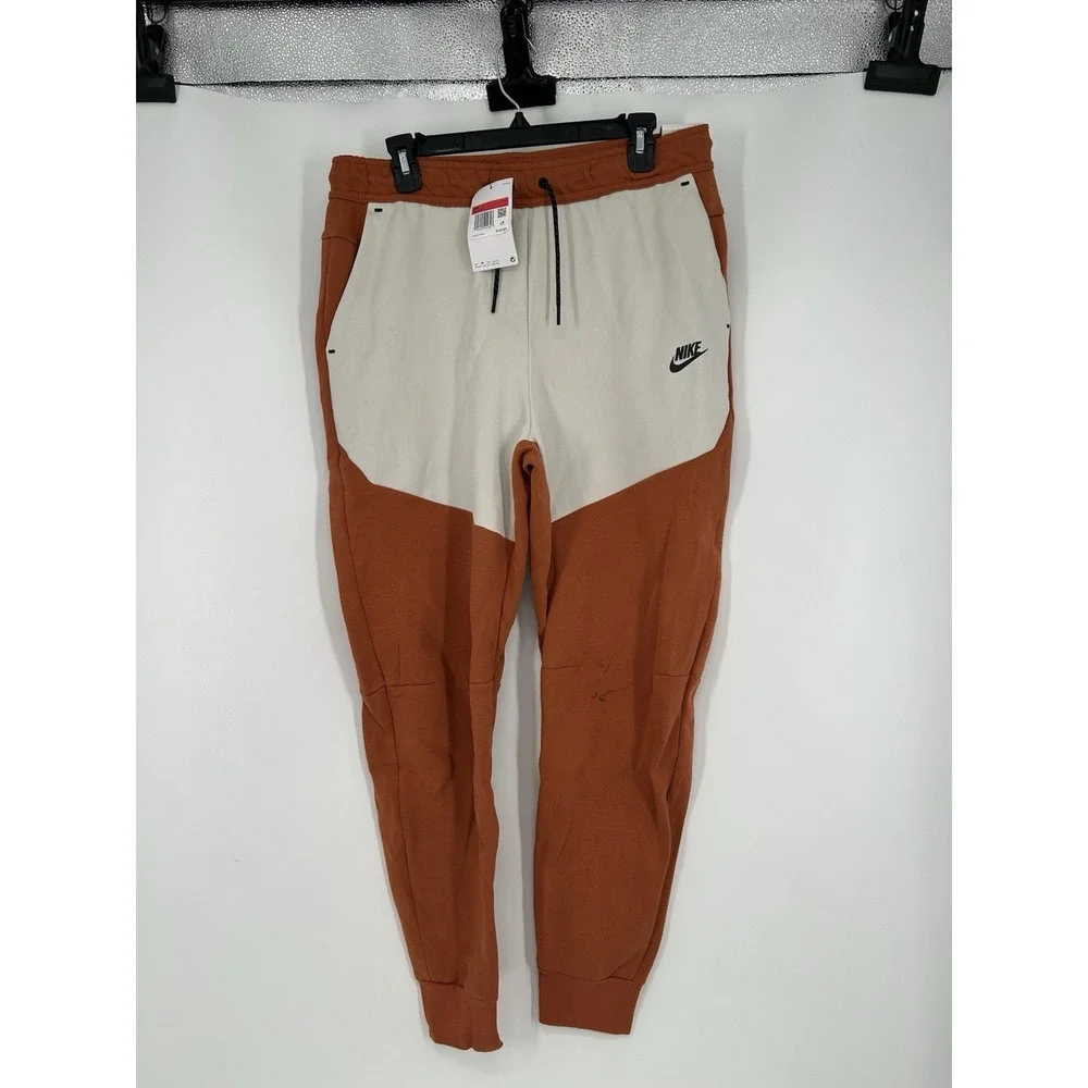 Nike Sportswear Tech Fleece Joggers Pants‎ Sweatpants Burnt Sunrise CU4495-825 L